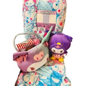 Kuromi Hello kitty and friends throw 60 x 70 sticking together Easter Kuromi